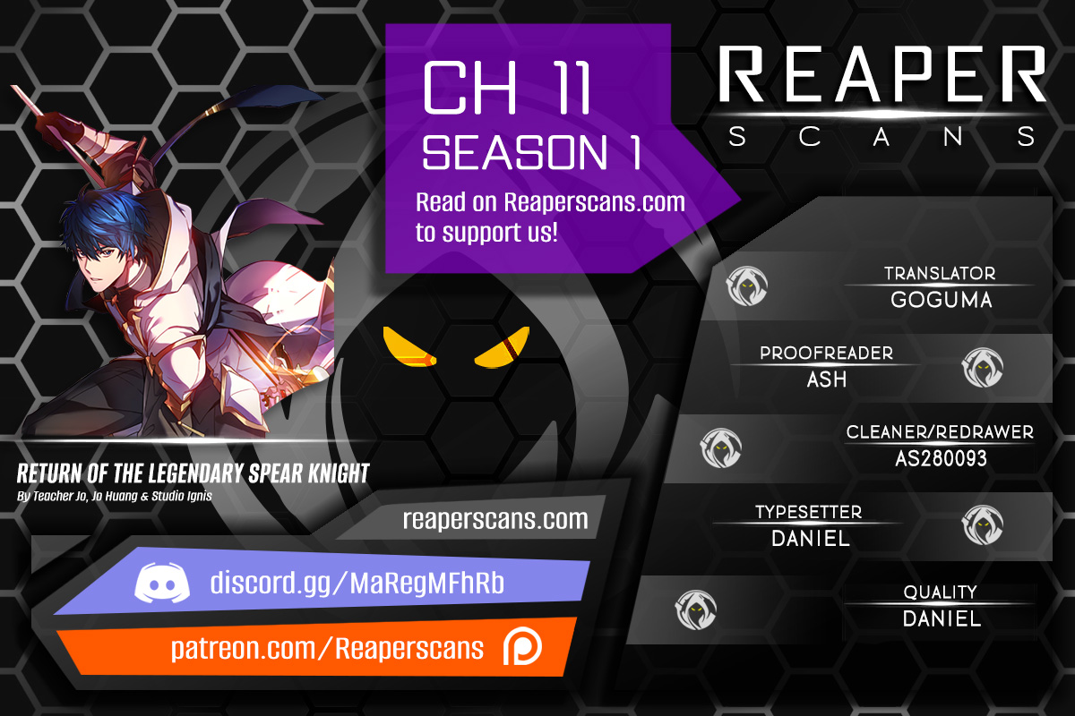 Return of the Legendary Spear Knight Chapter 11 page 1 - Chapter 11
