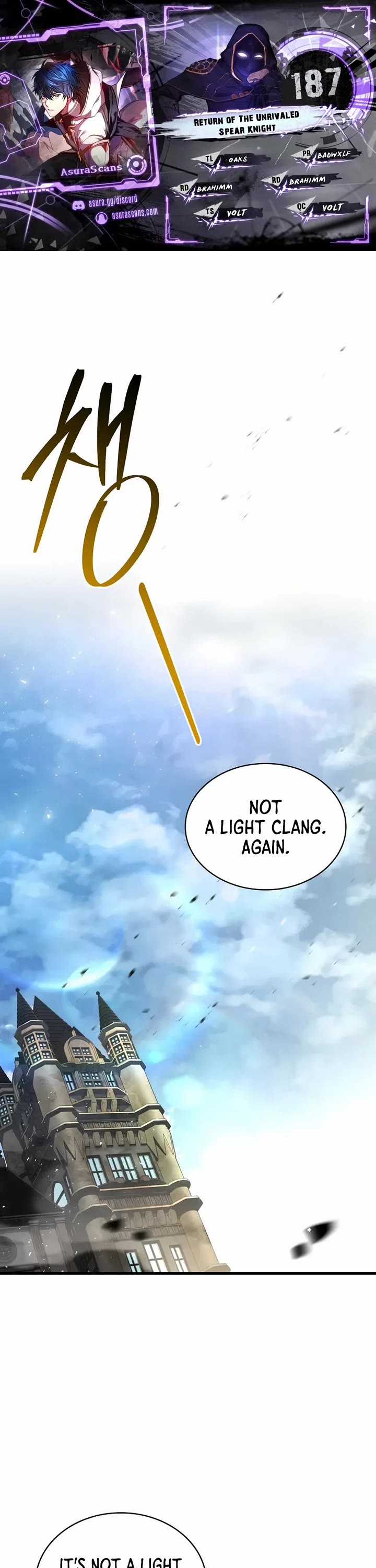 Return of the Legendary Spear Knight Chapter 187 page 1 - Chapter 187