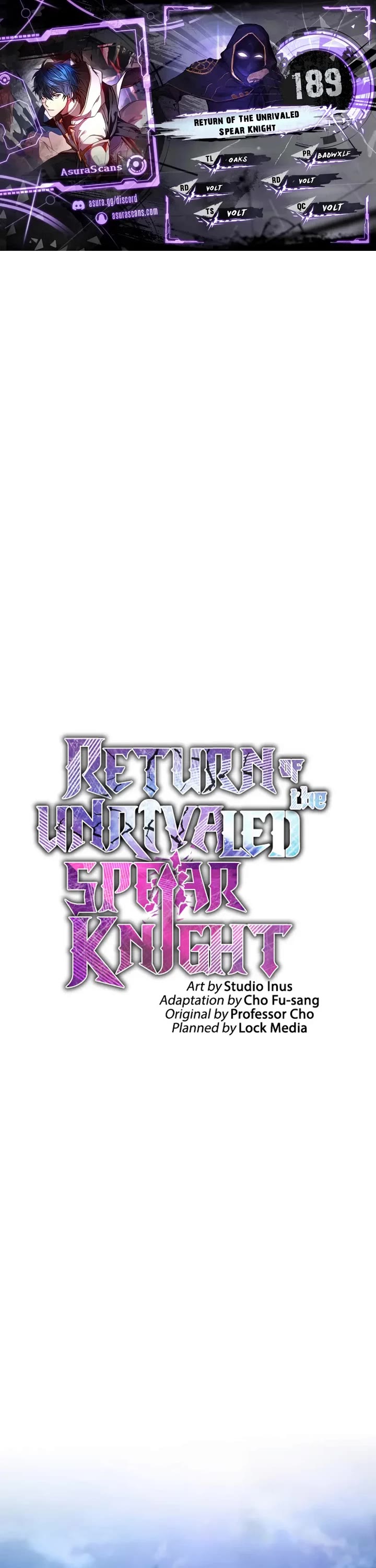 Return of the Legendary Spear Knight Chapter 189 page 1 - Chapter 189
