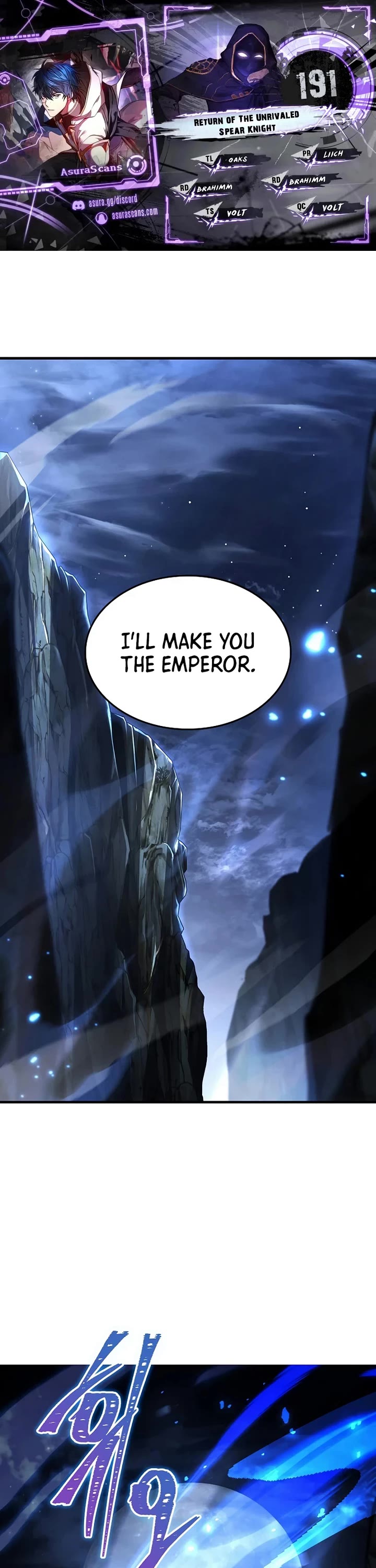 Return of the Legendary Spear Knight Chapter 191 page 1 - Chapter 191