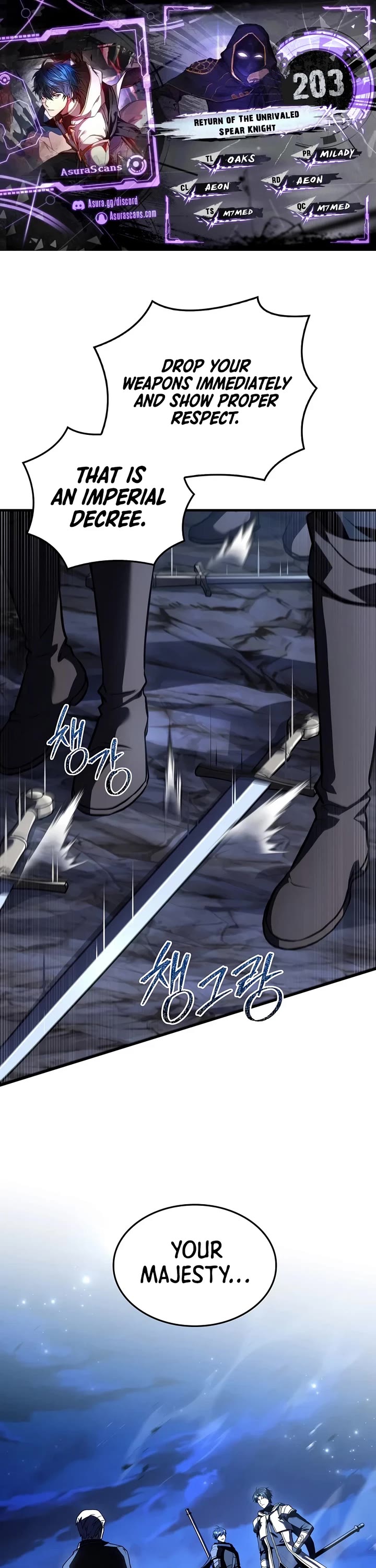 Return of the Legendary Spear Knight Chapter 203 page 1 - Chapter 203
