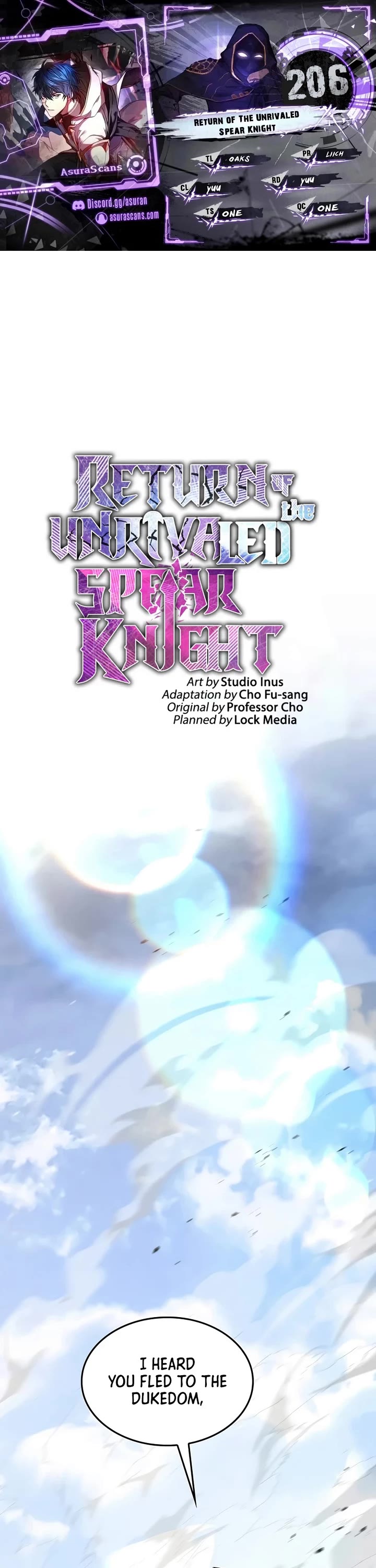 Return of the Legendary Spear Knight Chapter 206 page 1 - Chapter 206