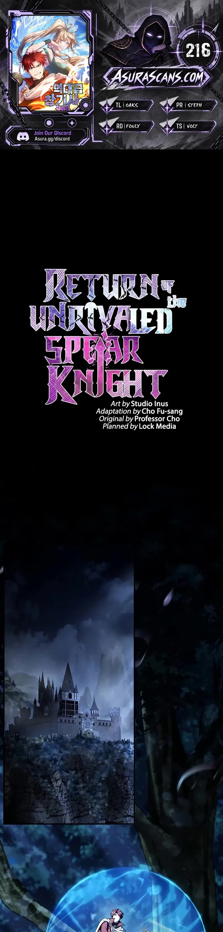 Return of the Legendary Spear Knight Chapter 216 page 1 - Chapter 216