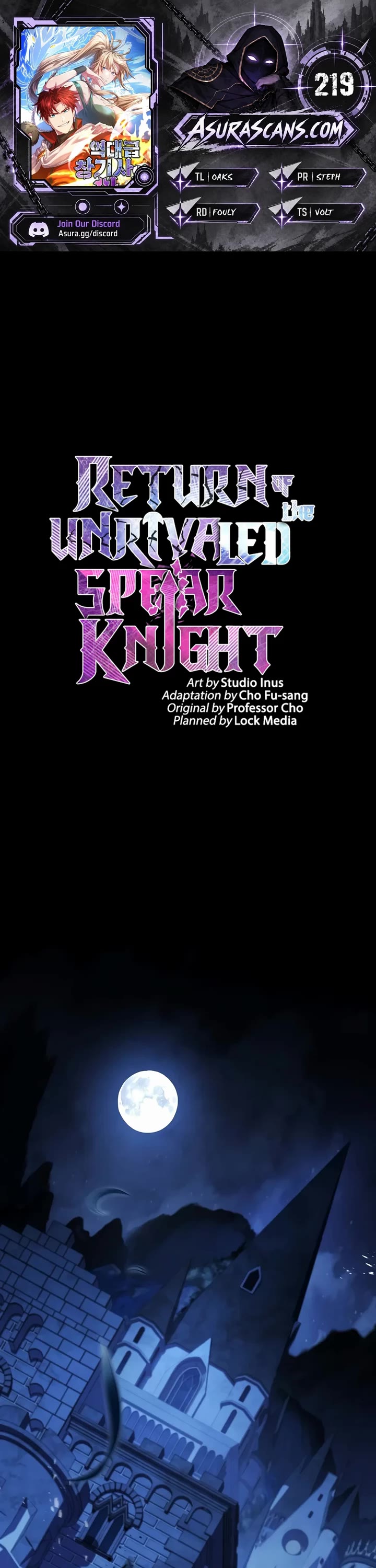 Return of the Legendary Spear Knight Chapter 219 page 1 - Chapter 219