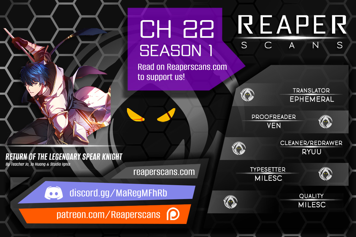 Return of the Legendary Spear Knight Chapter 22 page 1 - Chapter 22