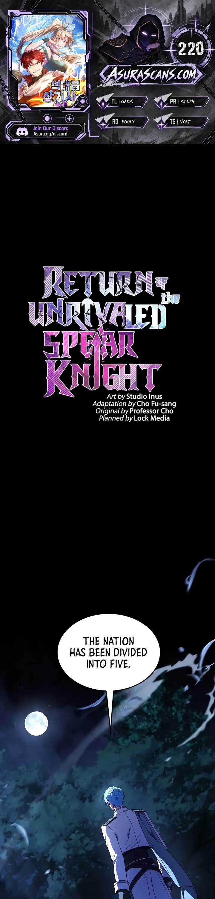 Return of the Legendary Spear Knight Chapter 220 page 1 - Chapter 220
