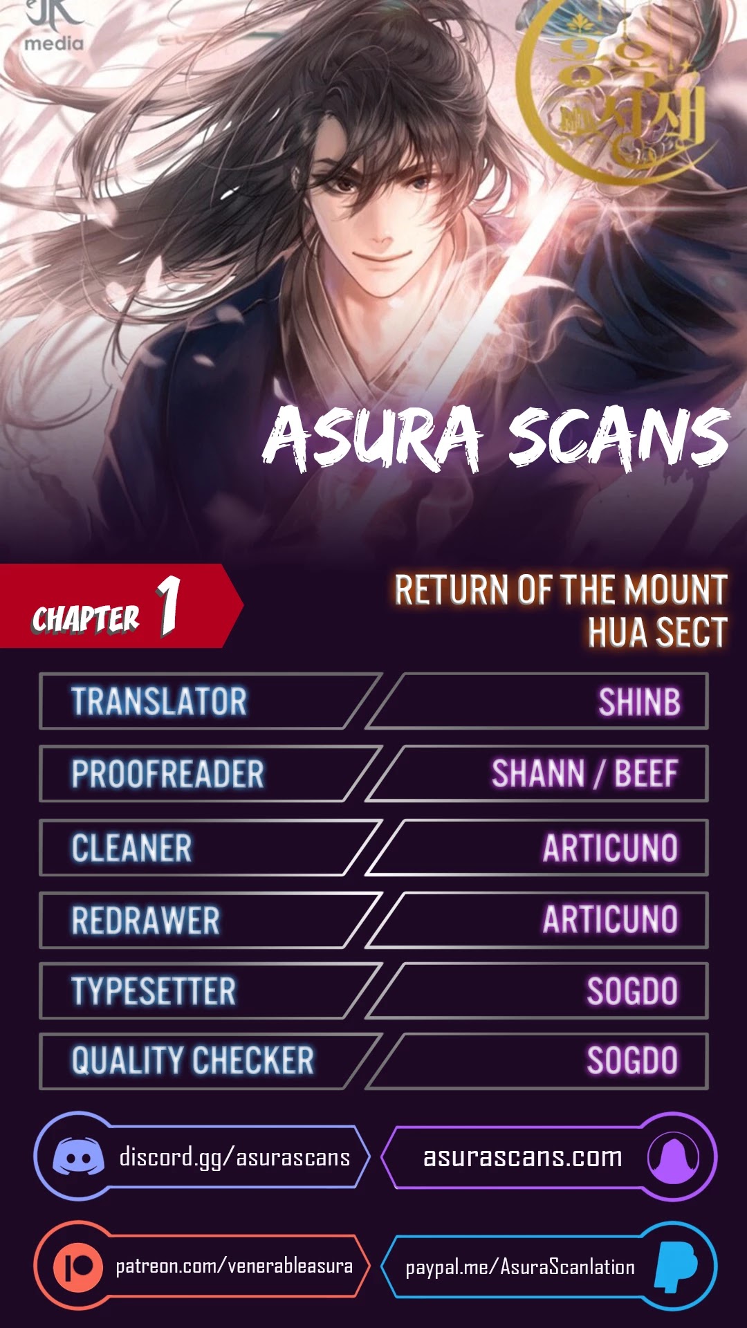 Return of the Mount Hua Sect Chapter 1 page 1 - Chapter 1