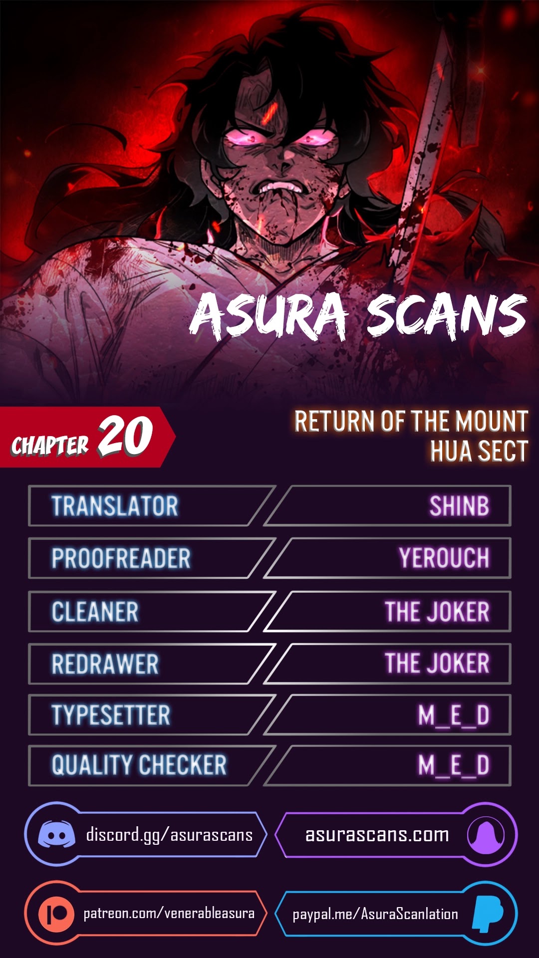 Return of the Mount Hua Sect Chapter 20 page 1 - Chapter 20