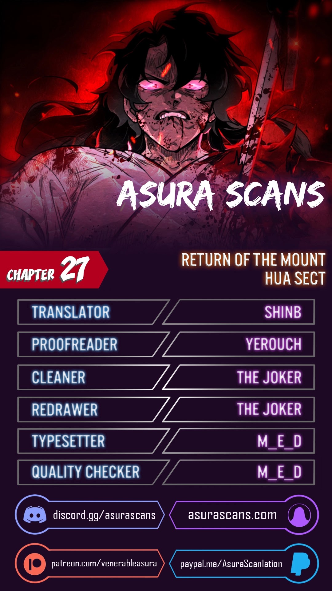 Return of the Mount Hua Sect Chapter 27 page 1 - Chapter 27