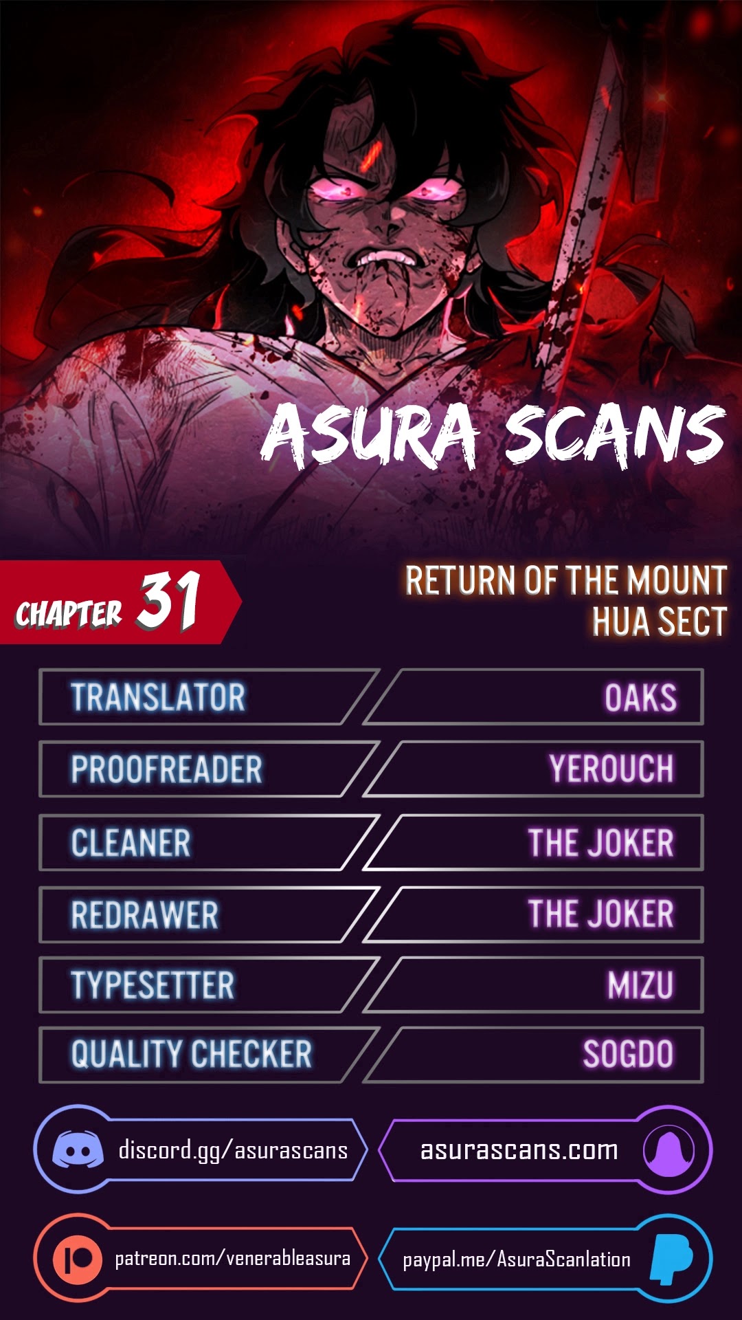 Return of the Mount Hua Sect Chapter 31 page 1 - Chapter 31