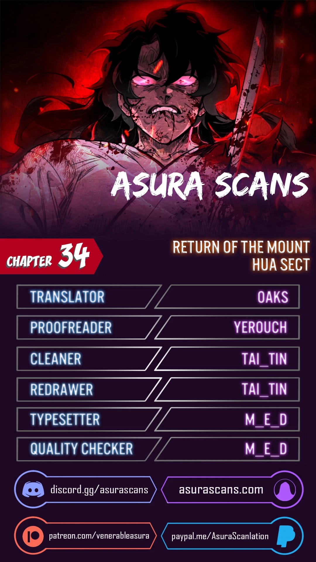 Return of the Mount Hua Sect Chapter 34 page 1 - Chapter 34
