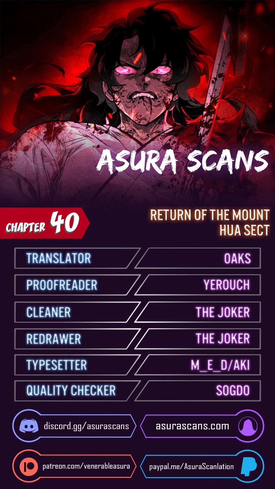 Return of the Mount Hua Sect Chapter 40 page 1 - Chapter 40