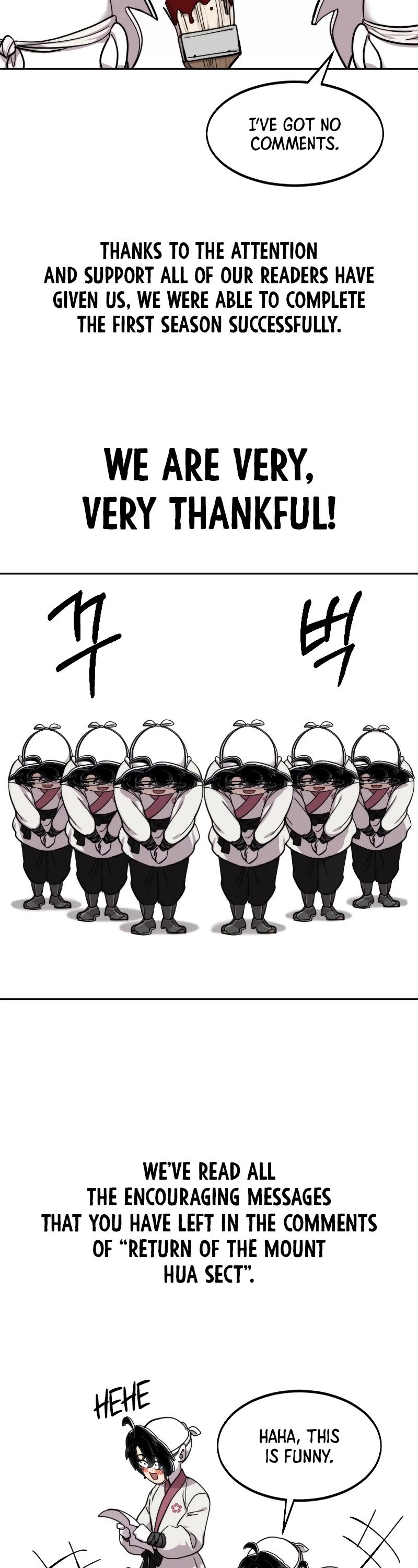 Return of the Mount Hua Sect Chapter 72.5 page 4 - Chapter 72.5 (Season 1 Epilogue)
