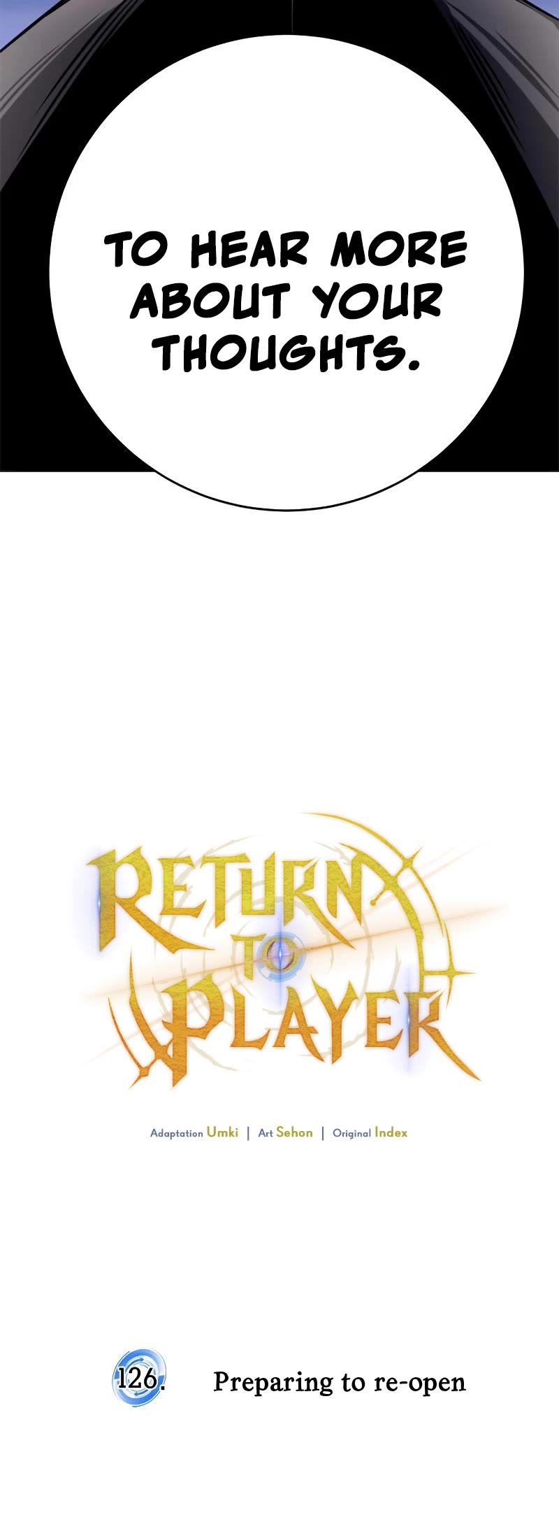 Return to Player Chapter 126 page 20 - Chapter 126: Preparing to re-open