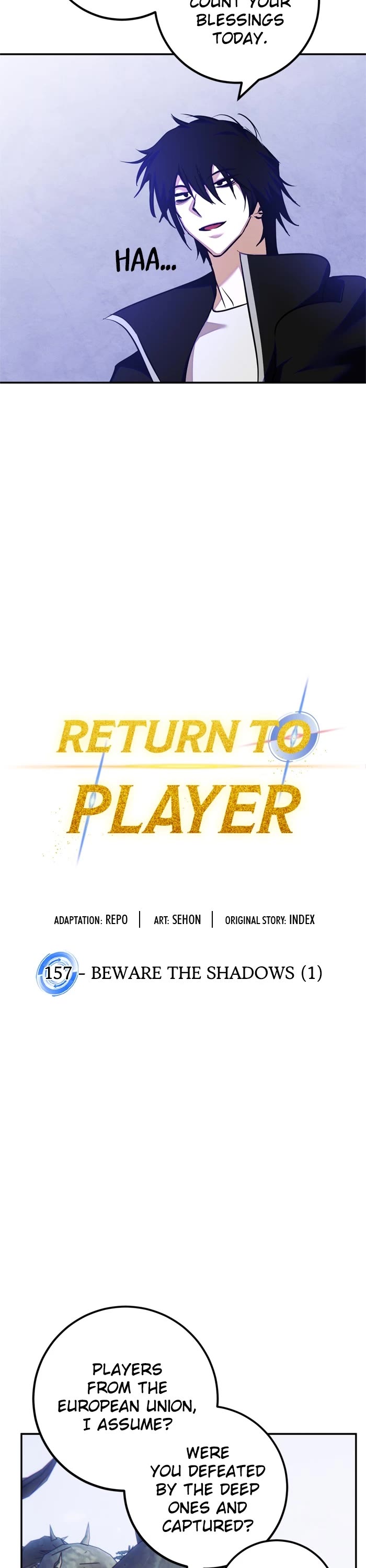 Return to Player Chapter 157 page 17 - Chapter 157: Ep. 157 - Beware the Shadows (1)