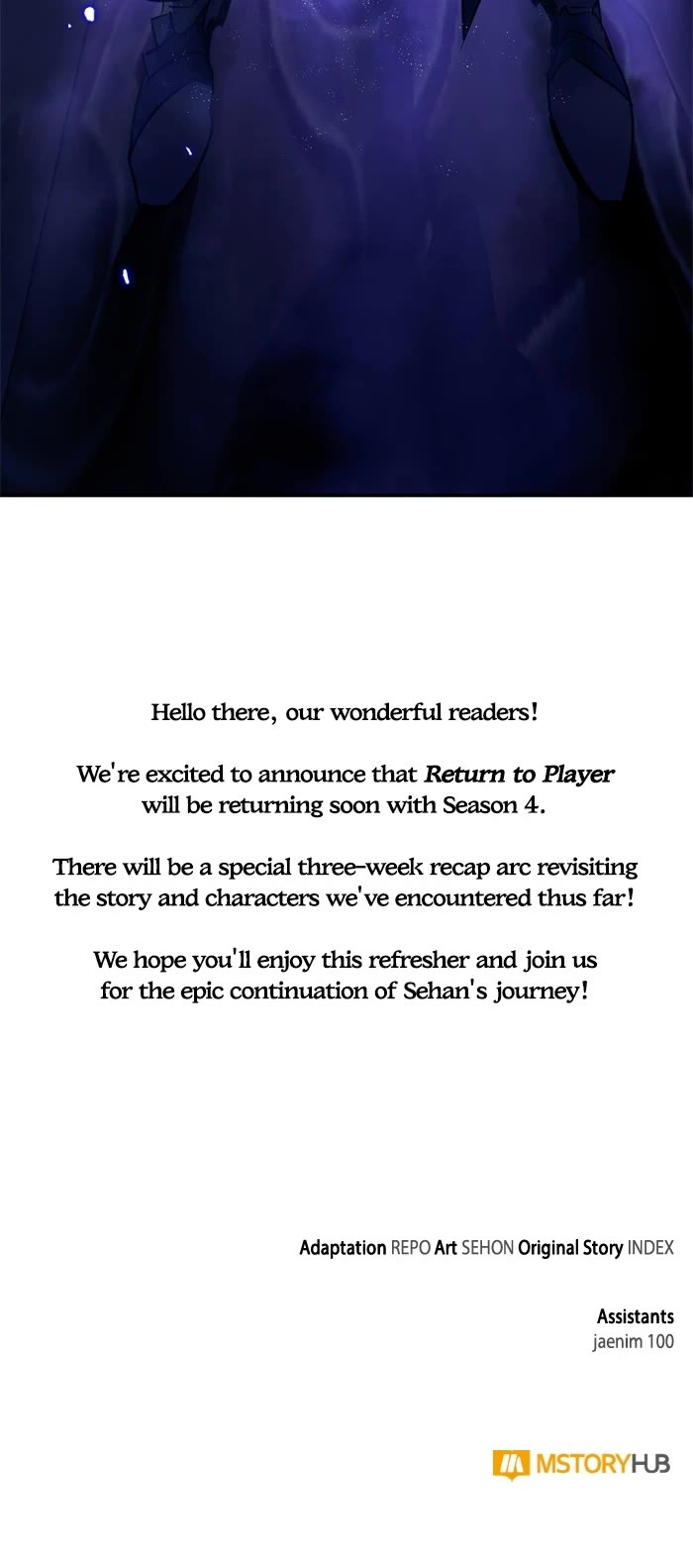Return to Player Chapter 165.5 page 32 - Chapter 165.5: Special Episode 1