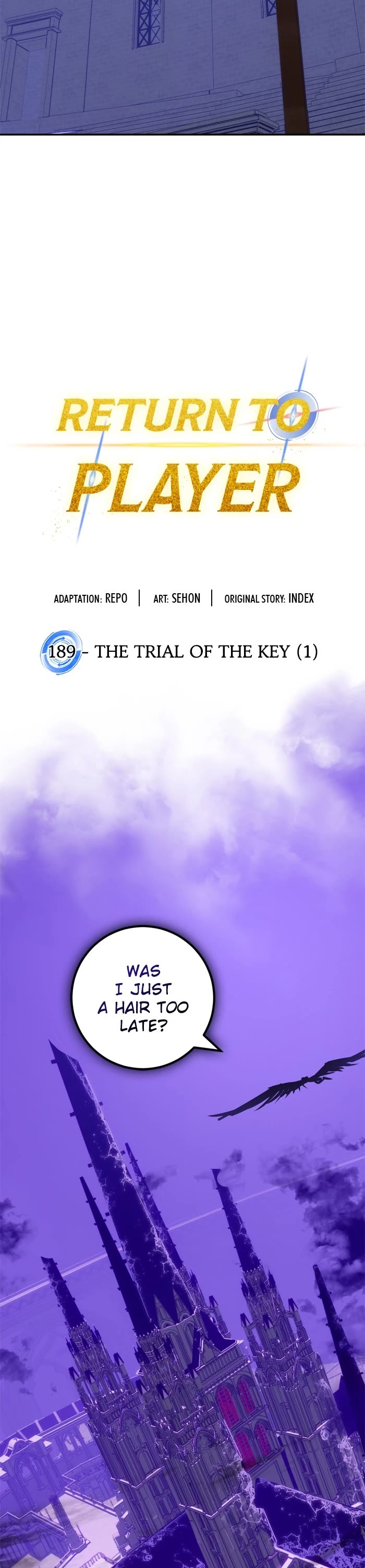 Return to Player Chapter 189 page 13 - Chapter 189: Ep. 189 - The Trial of the Key (1)