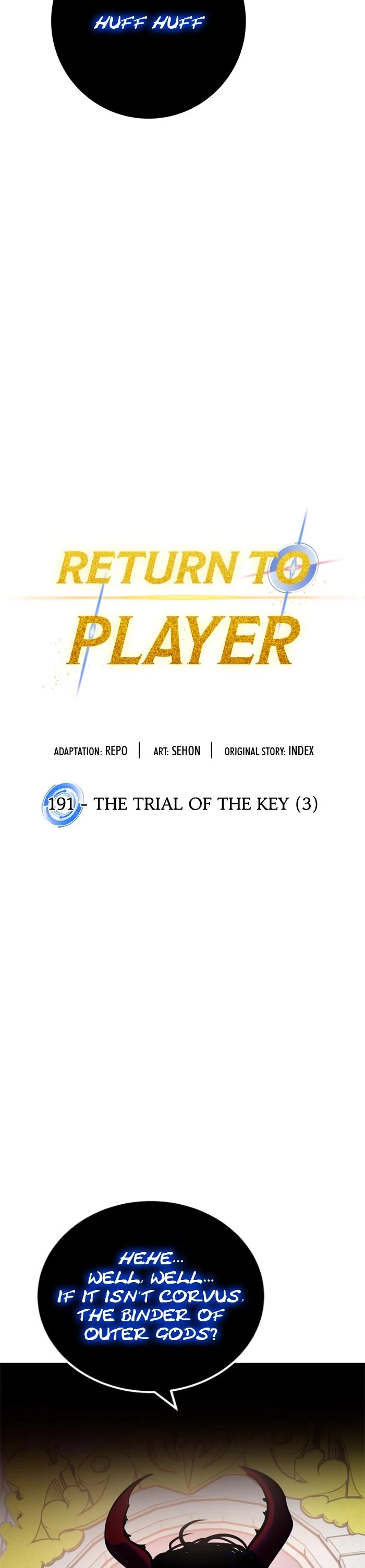 Return to Player Chapter 191 page 13 - Chapter 191: Ep. 191 - The Trial of the Key (3)