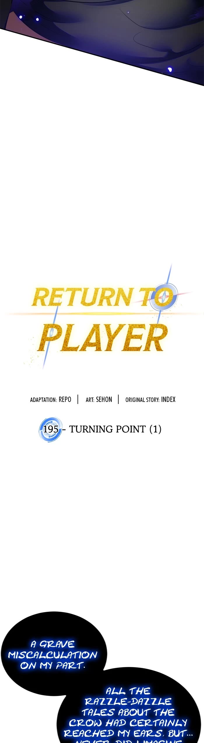 Return to Player Chapter 195 page 10 - Chapter 195: Ep. 195 - Turning Point (1)