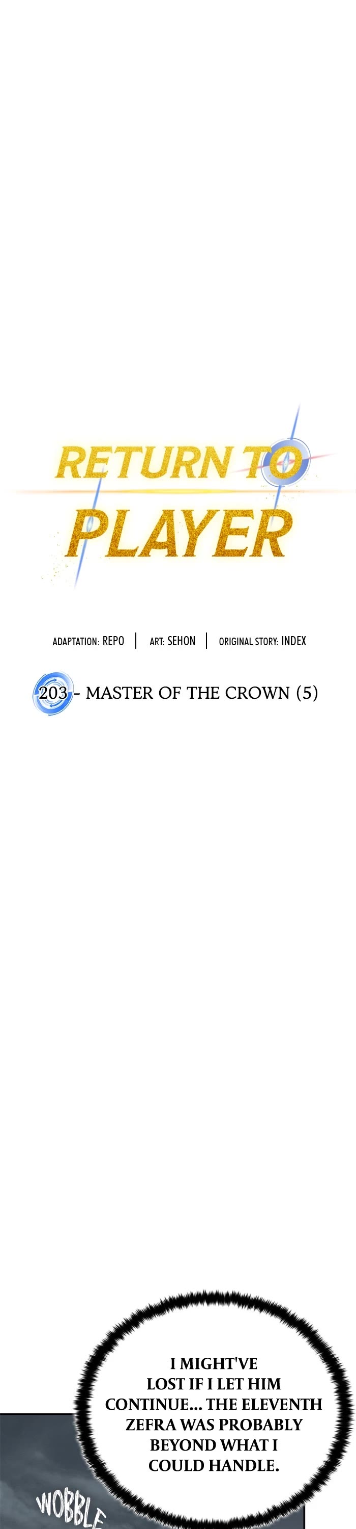 Return to Player Chapter 203 page 11 - Chapter 203: Ep. 203 - Master of the Crown (5)