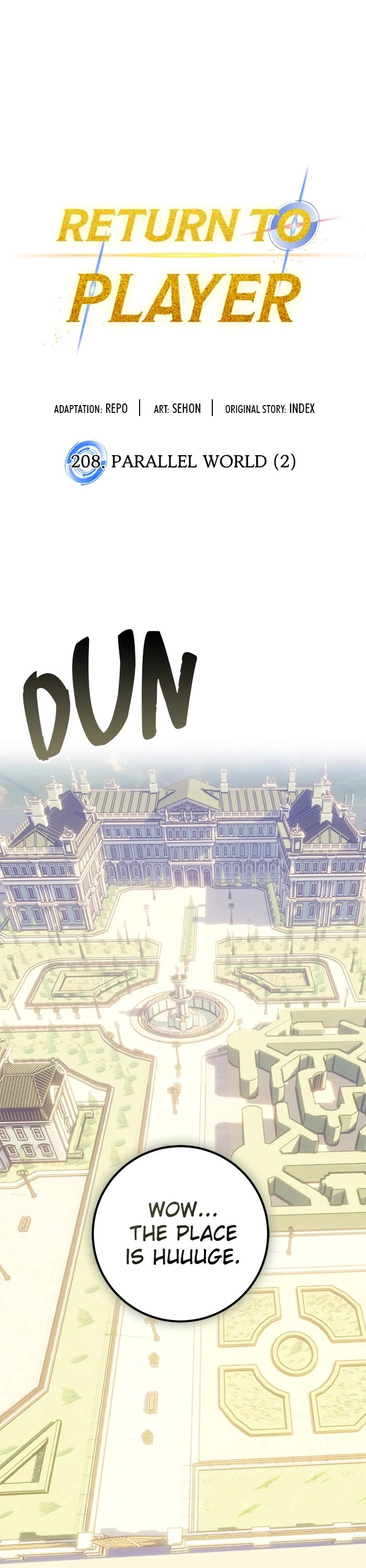 Return to Player Chapter 208 page 1 - Chapter 208: Ep. 208 - Parallel World (2)