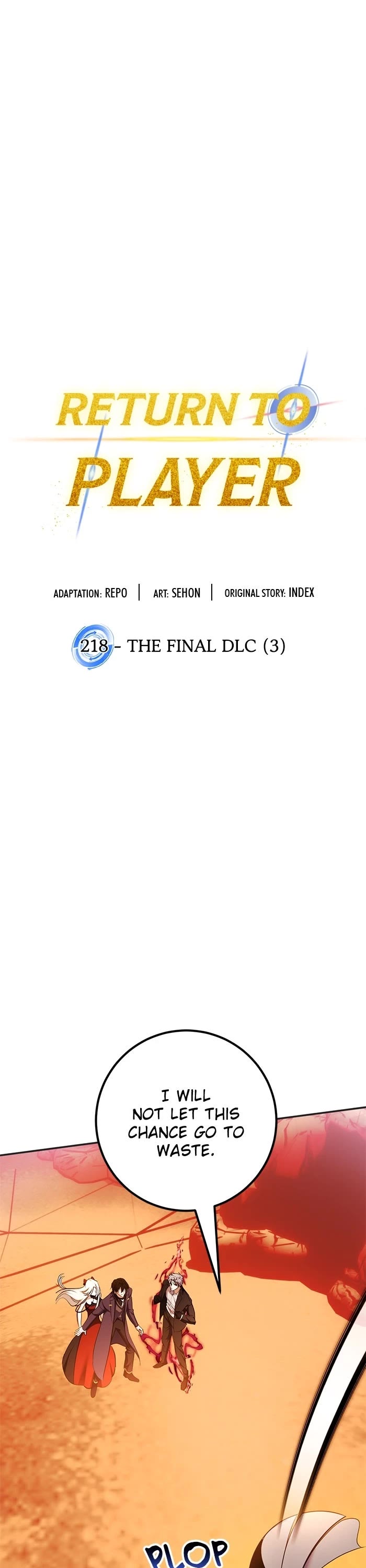 Return to Player Chapter 218 page 1 - Chapter 218: Ep. 218 - The Final DLC (3)