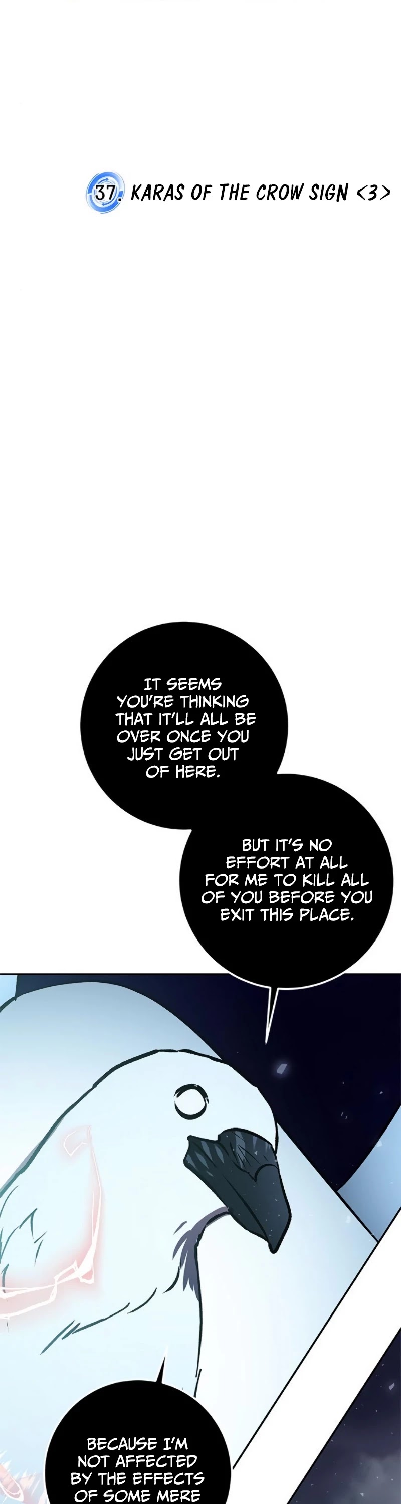 Return to Player Chapter 37 page 23 - Chapter 37: Karas of the Crow Sign (3)