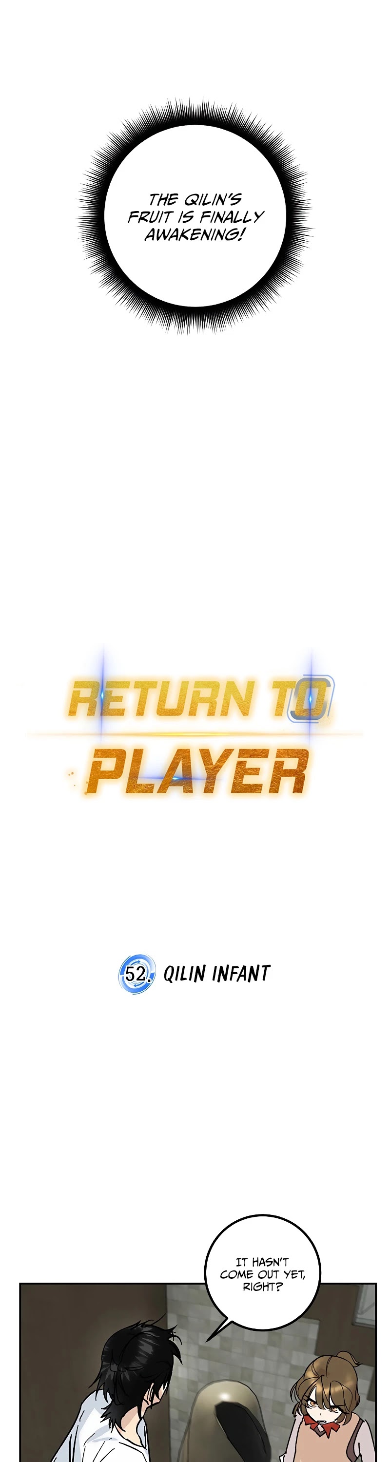 Return to Player Chapter 52 page 15 - Chapter 52: Qilin Infant
