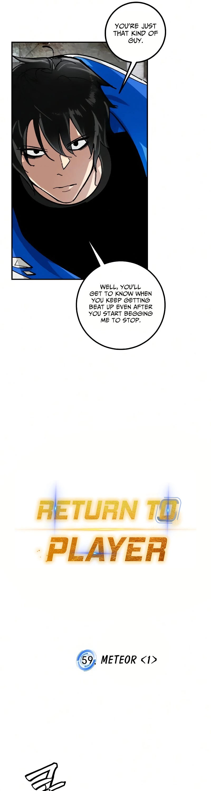 Return to Player Chapter 59 page 16 - Chapter 59: Meteor (1)