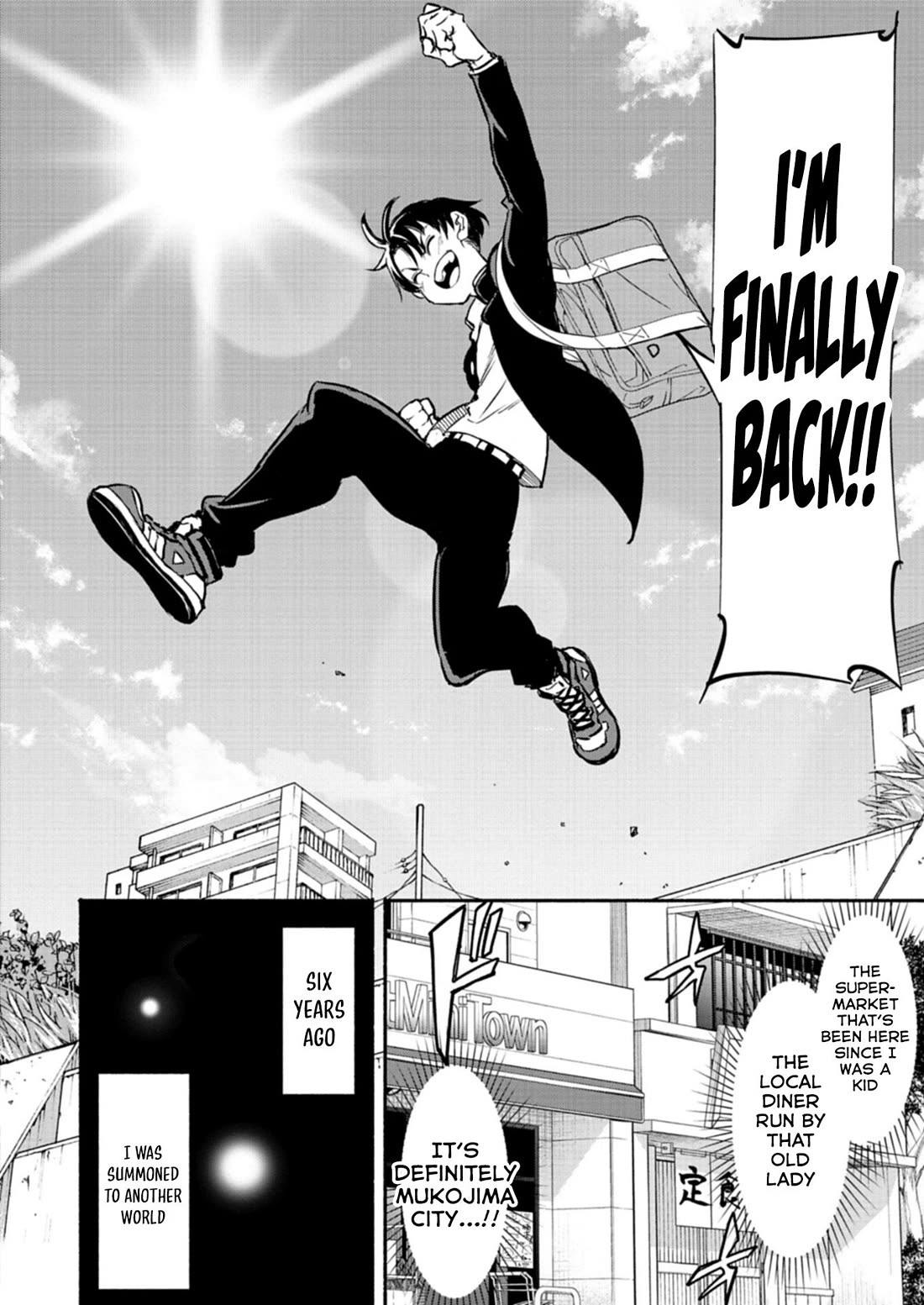 Returned from Another World, Earth Turned Out to Be Quite the Fantasy Too. Also, Losing Heroines, Stop Looking This Way Chapter 1 page 11 - Chapter 1