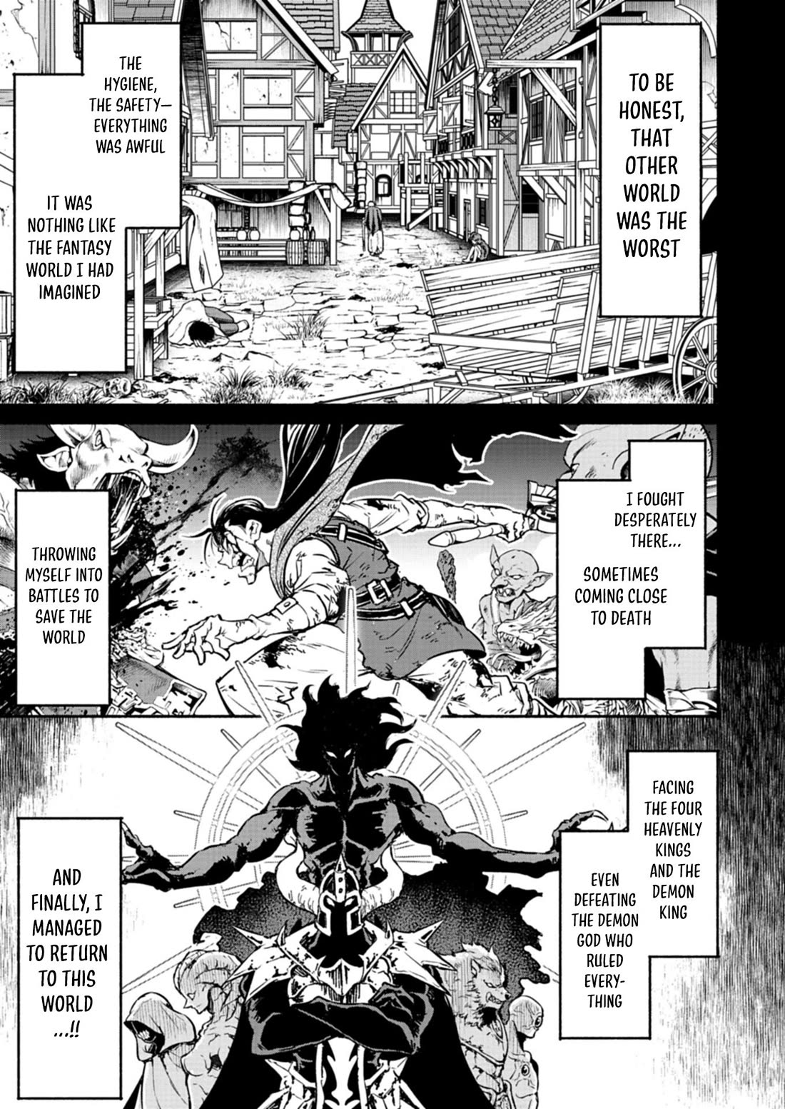 Returned from Another World, Earth Turned Out to Be Quite the Fantasy Too. Also, Losing Heroines, Stop Looking This Way Chapter 1 page 12 - Chapter 1