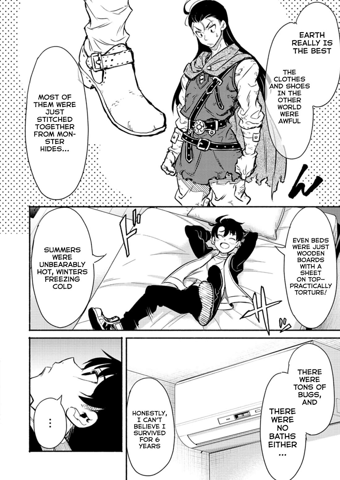 Returned from Another World, Earth Turned Out to Be Quite the Fantasy Too. Also, Losing Heroines, Stop Looking This Way Chapter 1 page 17 - Chapter 1