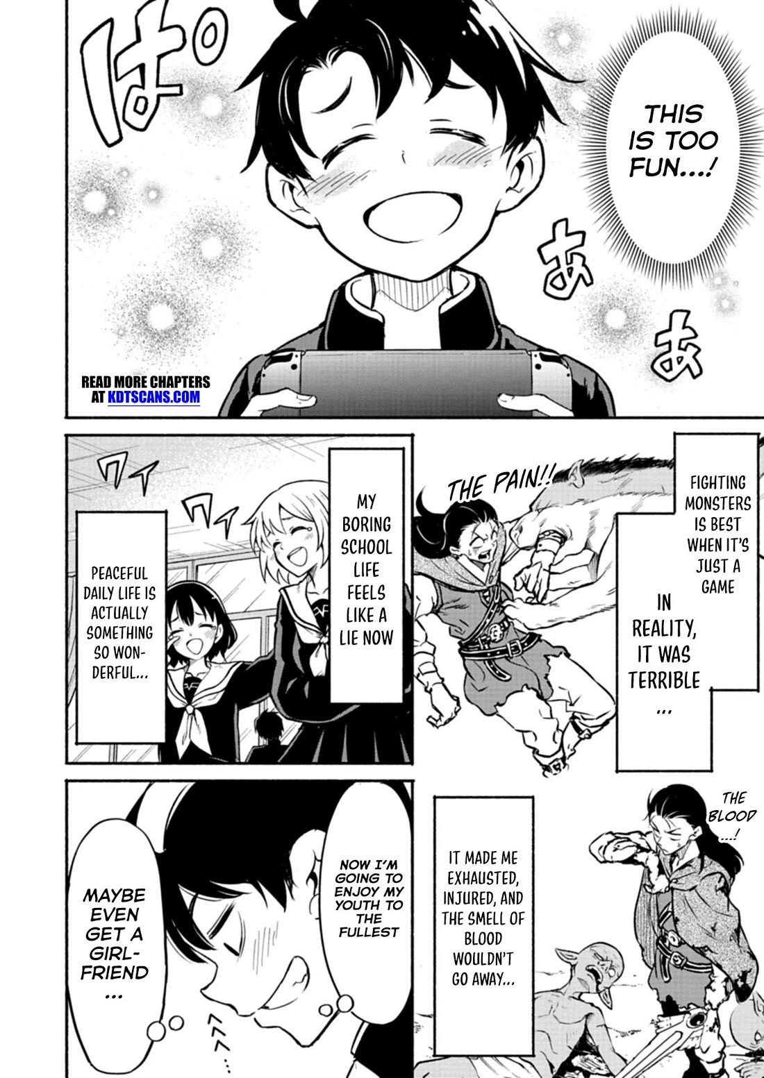 Returned from Another World, Earth Turned Out to Be Quite the Fantasy Too. Also, Losing Heroines, Stop Looking This Way Chapter 1 page 25 - Chapter 1
