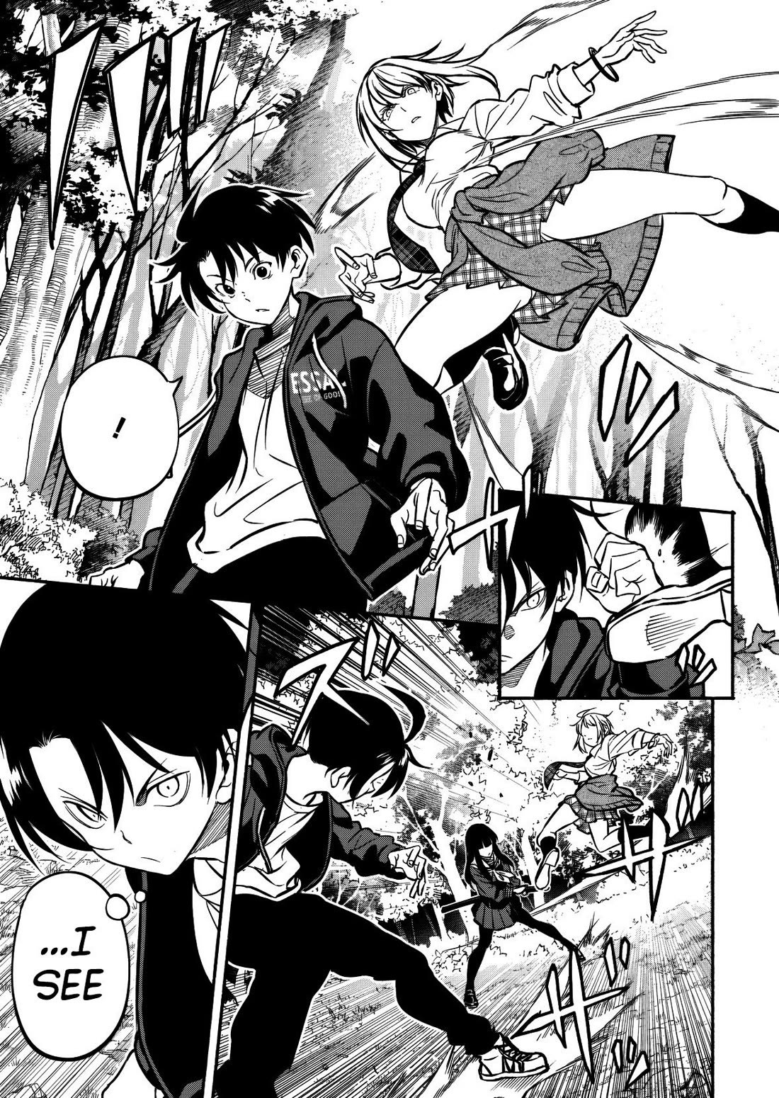 Returned from Another World, Earth Turned Out to Be Quite the Fantasy Too. Also, Losing Heroines, Stop Looking This Way Chapter 11 page 12 - Chapter 11: Two Against One, right?