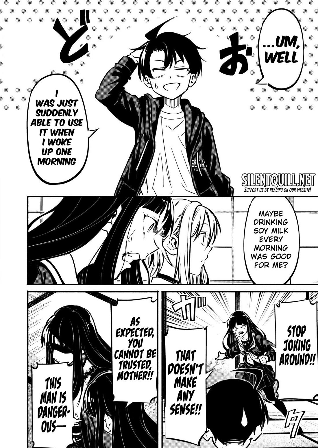 Returned from Another World, Earth Turned Out to Be Quite the Fantasy Too. Also, Losing Heroines, Stop Looking This Way Chapter 8 page 17 - Chapter 8: What a Bothersome family, huh?