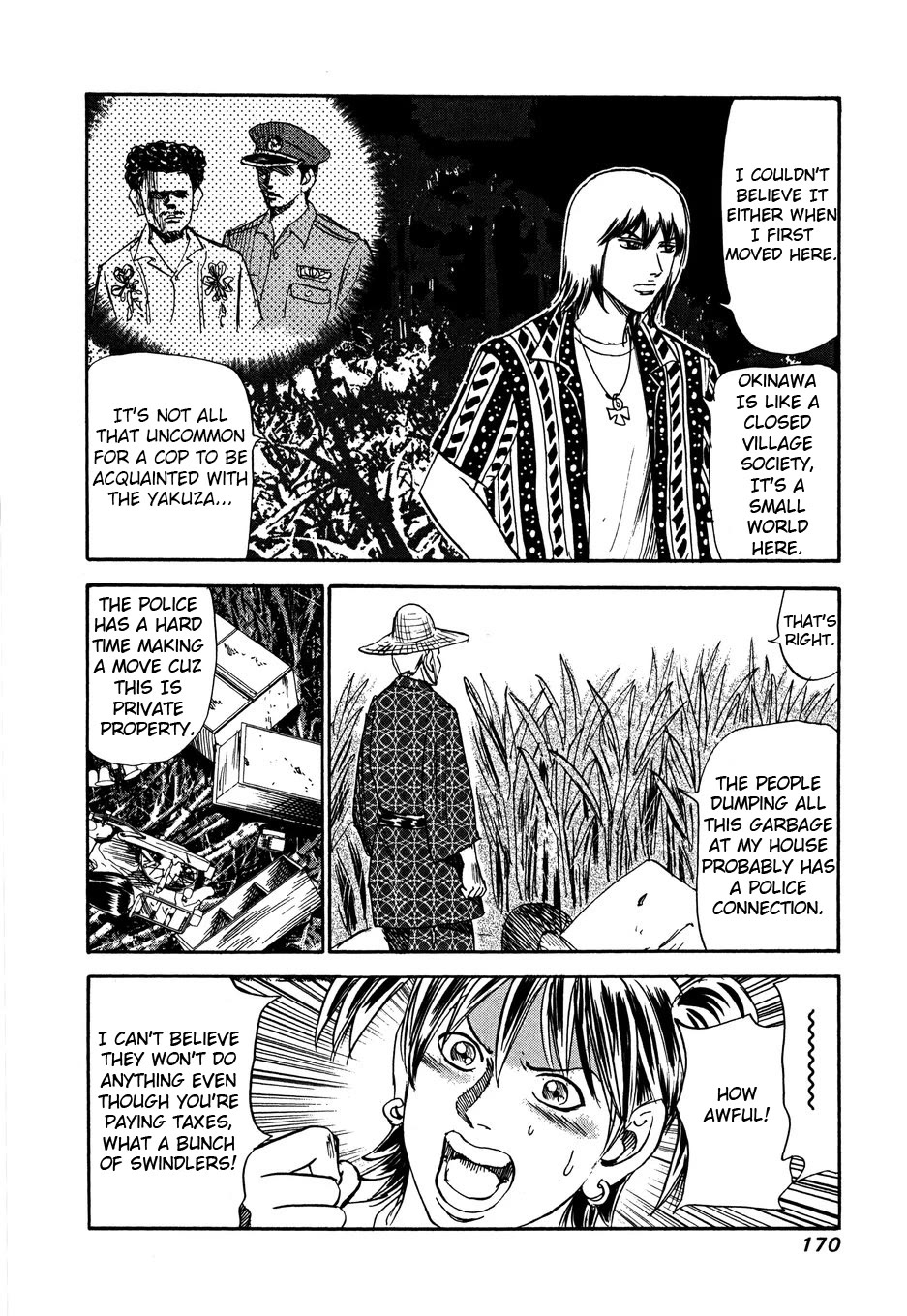Revenge Shop Chapter 105 page 14 - Chapter 105: Okinawa Branch - Garbage Road