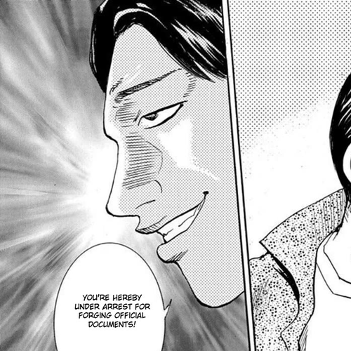 Revenge Shop Chapter 55: Rina, Johoya, Morota cover