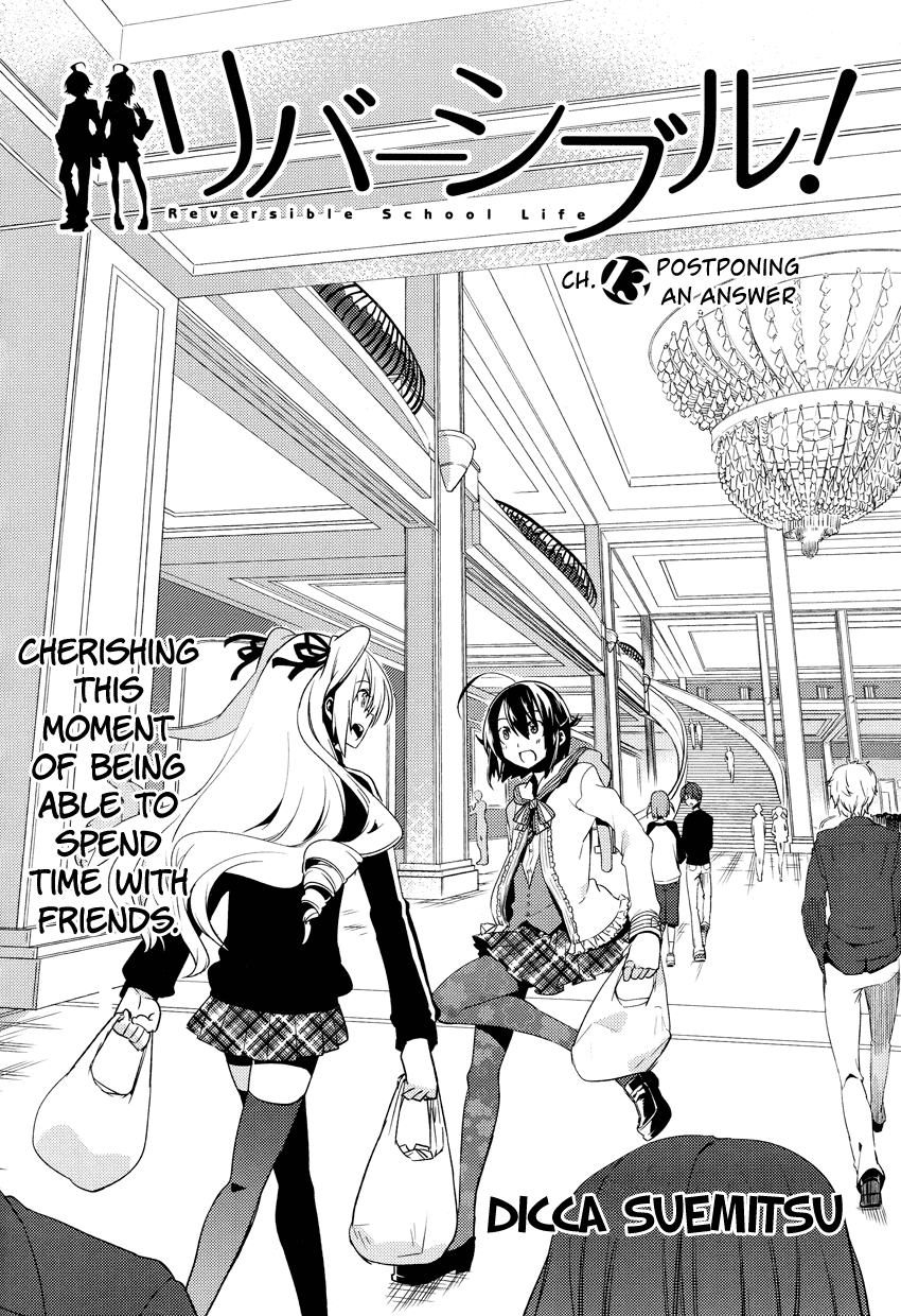 Reversible! Chapter 13 page 2 - Chapter 13: postponing an answer