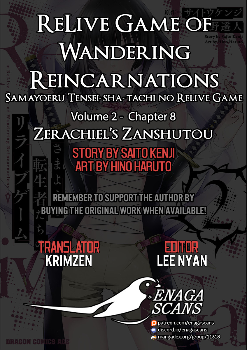 Revival Game of Wandering Reincarnations Chapter 8 page 1 - Chapter 8: Zerachiel’s Zanshutou