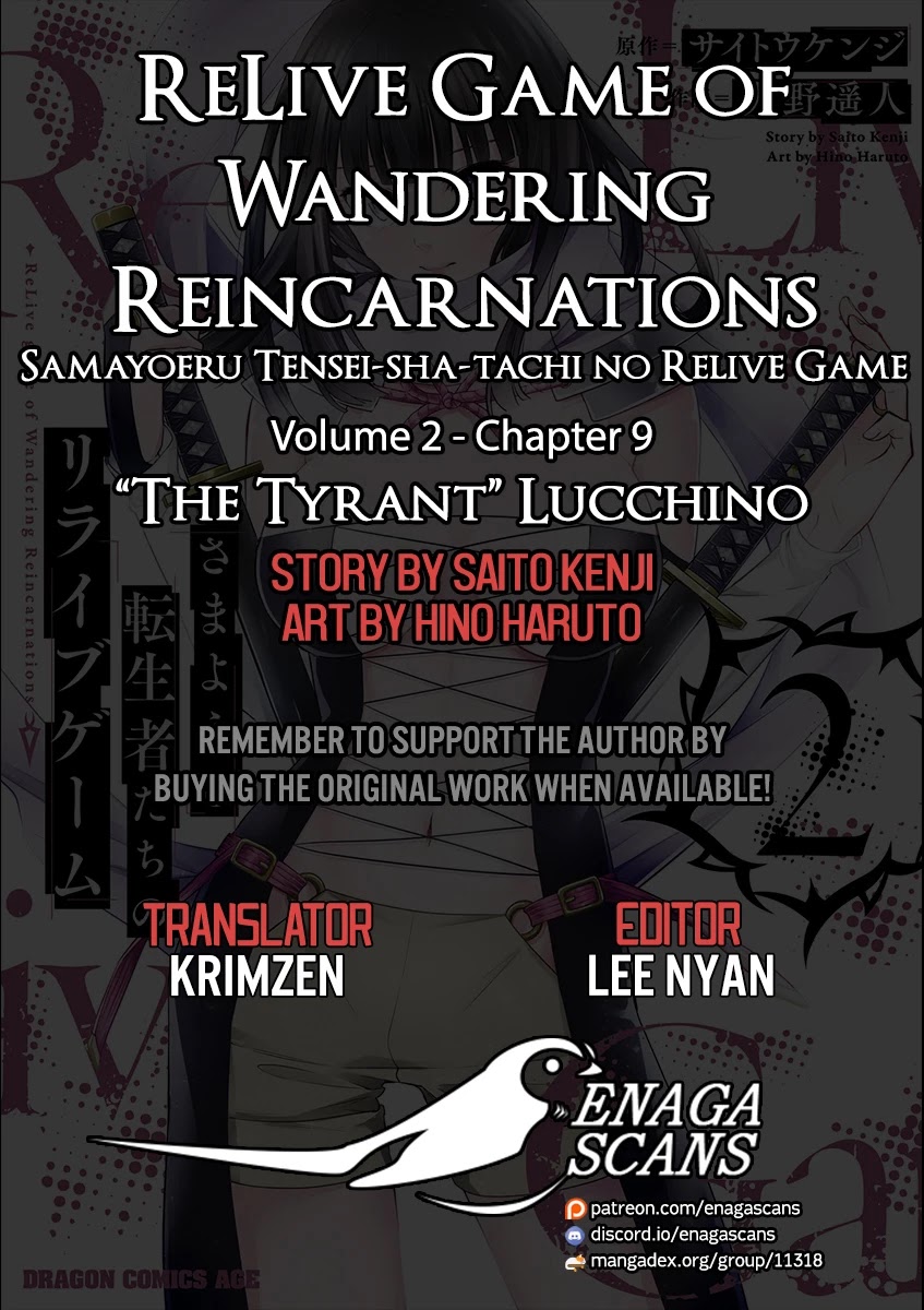 Revival Game of Wandering Reincarnations Chapter 9 page 1 - Chapter 9: “The Tyrant” Lucchino