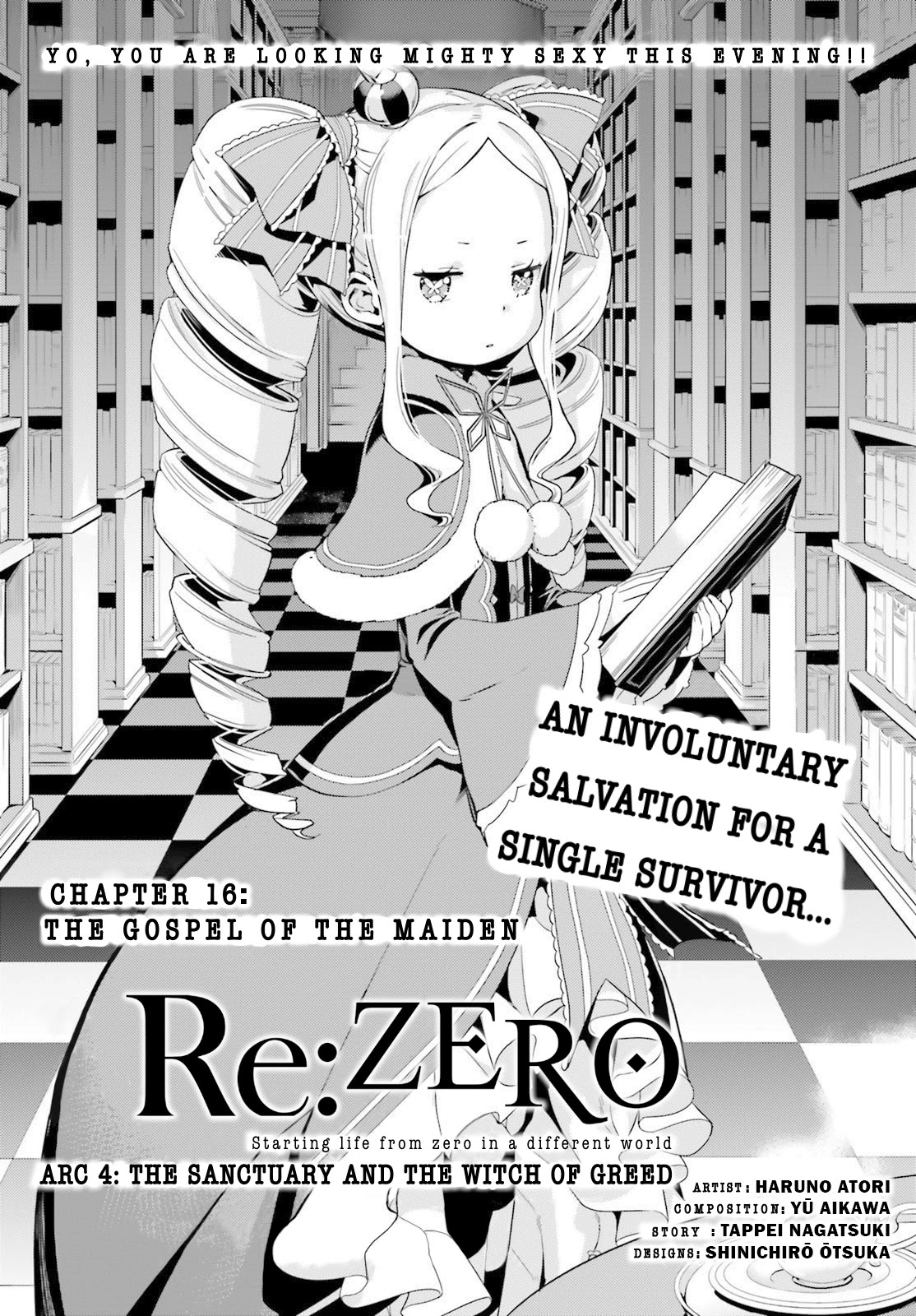 Re:Zero Kara Hajimeru Isekai Seikatsu Dai 4-shou - Seiiki to Gouyoku no Majo Chapter 16 page 1 - Chapter 16: The Gospel of the Maiden