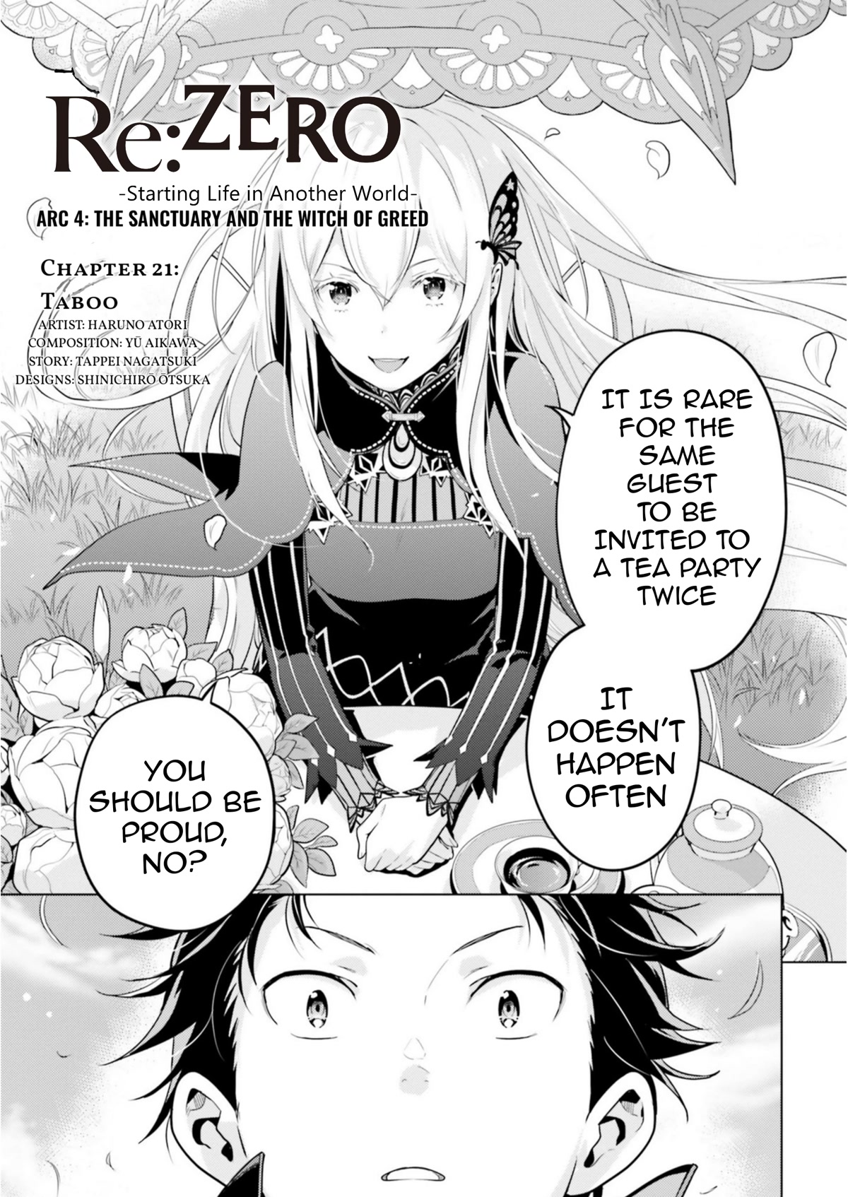 Re:Zero Kara Hajimeru Isekai Seikatsu Dai 4-shou - Seiiki to Gouyoku no Majo Chapter 21 page 2 - Chapter 21: Taboo