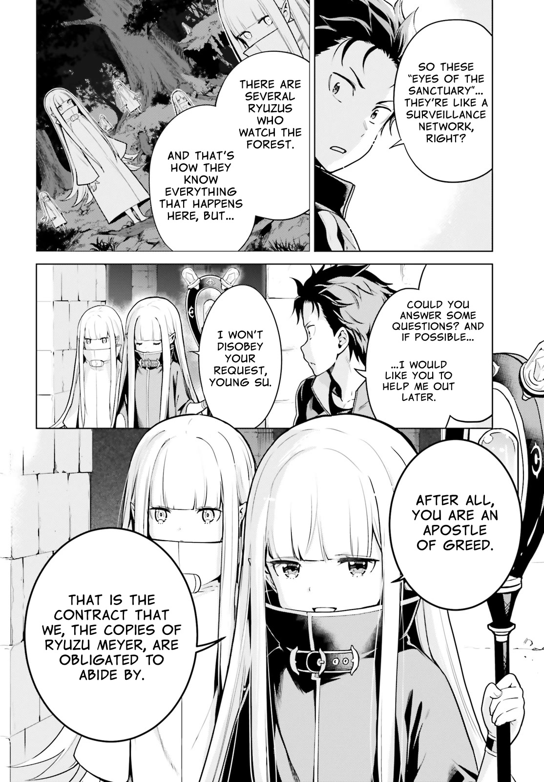 Re:Zero Kara Hajimeru Isekai Seikatsu Dai 4-shou - Seiiki to Gouyoku no Majo Chapter 26 page 4 - Chapter 26: The Girl in the Crystal