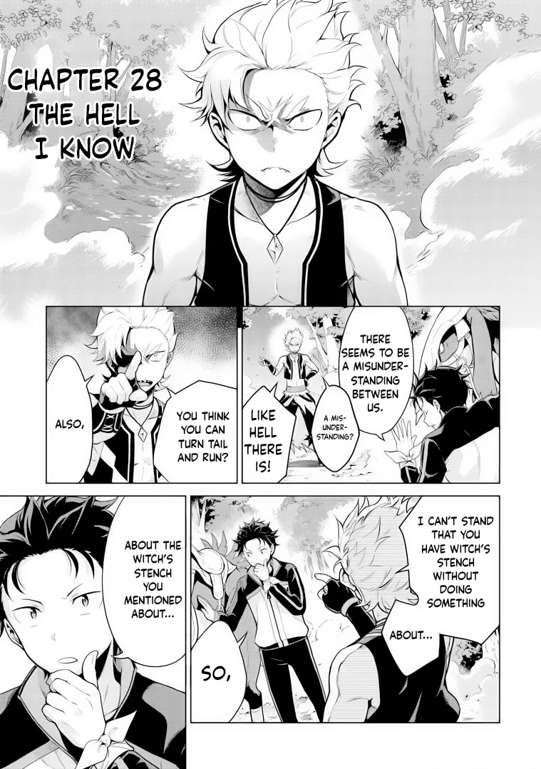 Re:Zero Kara Hajimeru Isekai Seikatsu Dai 4-shou - Seiiki to Gouyoku no Majo Chapter 28 page 1 - Chapter 28: The Hell I Know