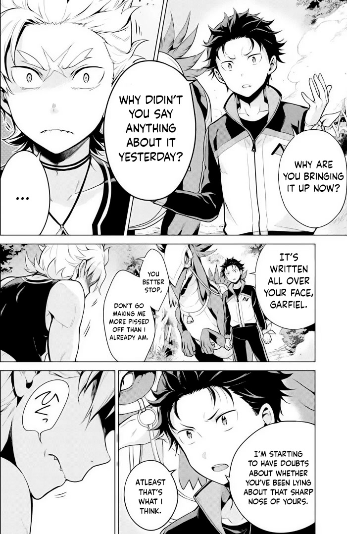 Re:Zero Kara Hajimeru Isekai Seikatsu Dai 4-shou - Seiiki to Gouyoku no Majo Chapter 28 page 2 - Chapter 28: The Hell I Know