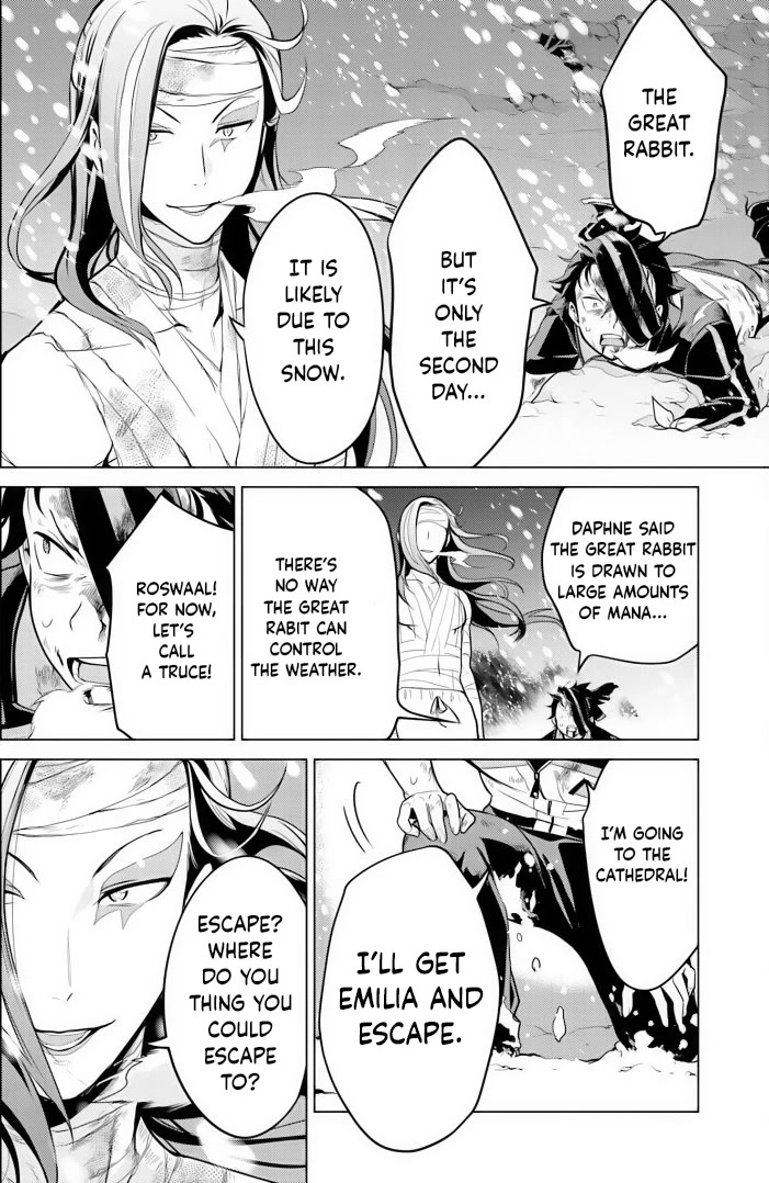 Re:Zero Kara Hajimeru Isekai Seikatsu Dai 4-shou - Seiiki to Gouyoku no Majo Chapter 32 page 30 - Chapter 32: Crimson Snowscape