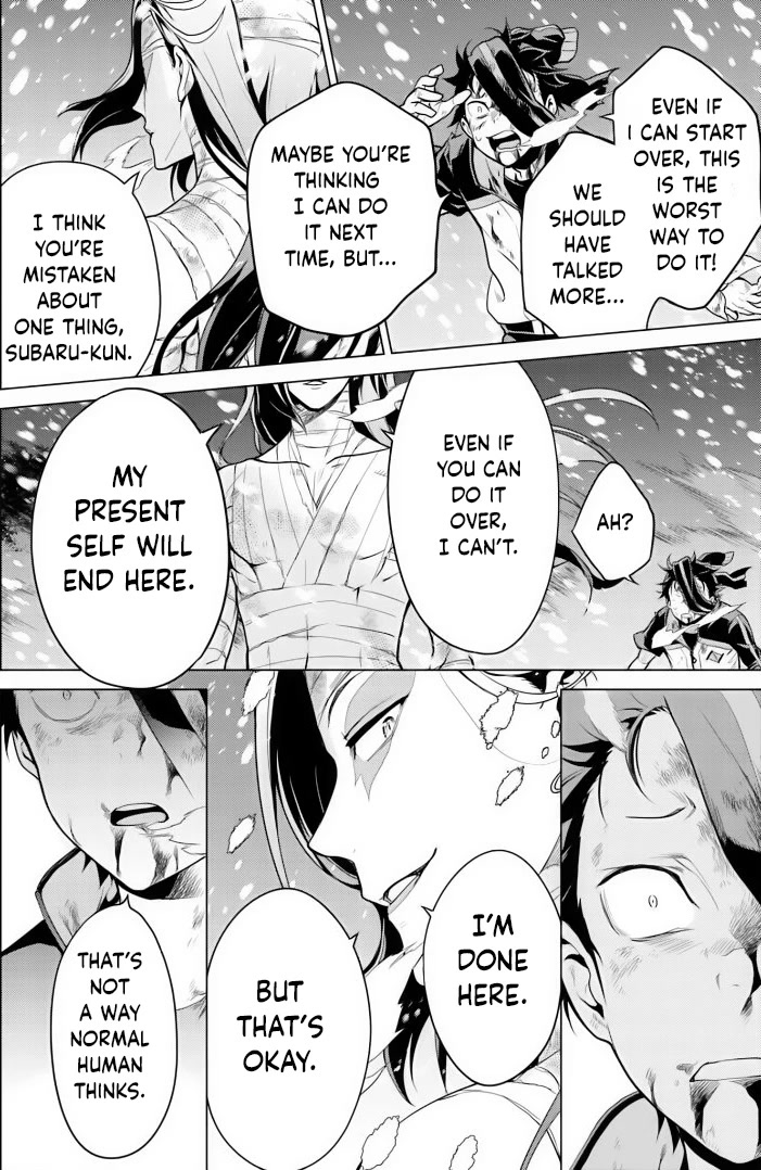 Re:Zero Kara Hajimeru Isekai Seikatsu Dai 4-shou - Seiiki to Gouyoku no Majo Chapter 32 page 32 - Chapter 32: Crimson Snowscape