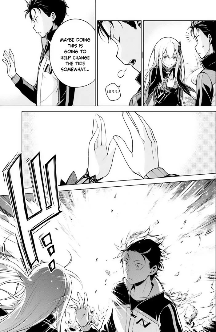 Re:Zero Kara Hajimeru Isekai Seikatsu Dai 4-shou - Seiiki to Gouyoku no Majo Chapter 36 page 23 - Chapter 36: Witches' Plan And Proposal