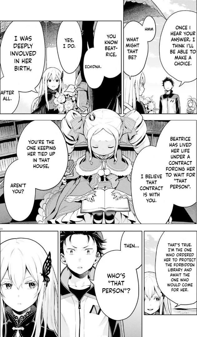 Re:Zero Kara Hajimeru Isekai Seikatsu Dai 4-shou - Seiiki to Gouyoku no Majo Chapter 37 page 26 - Chapter 37: That Person