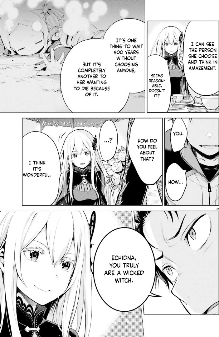 Re:Zero Kara Hajimeru Isekai Seikatsu Dai 4-shou - Seiiki to Gouyoku no Majo Chapter 37 page 29 - Chapter 37: That Person